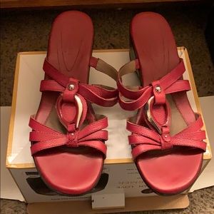 Red Naturalizer Sandals women’s size 8